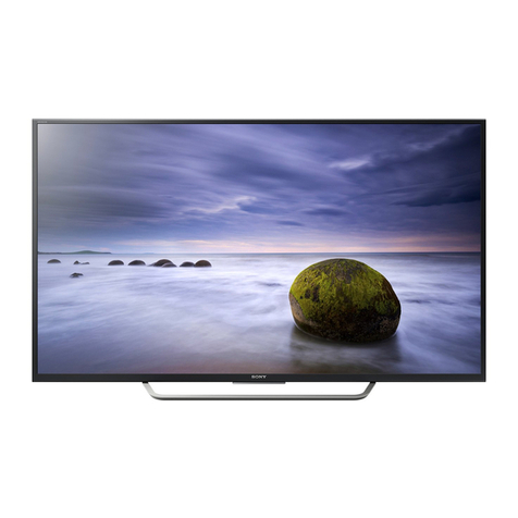 Sony Bravia KD-65XD7505 User manual Sony Bravia KD-65XD7505 User manual