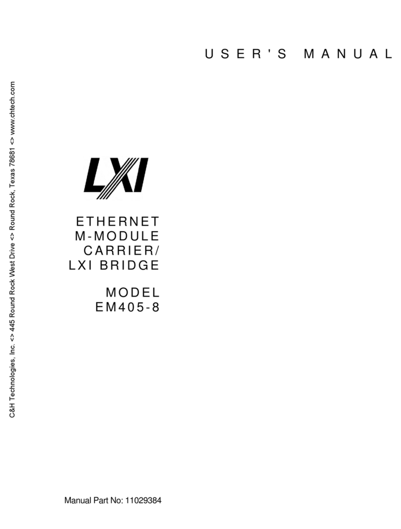 C&H Technologies EM405-8 user manual
