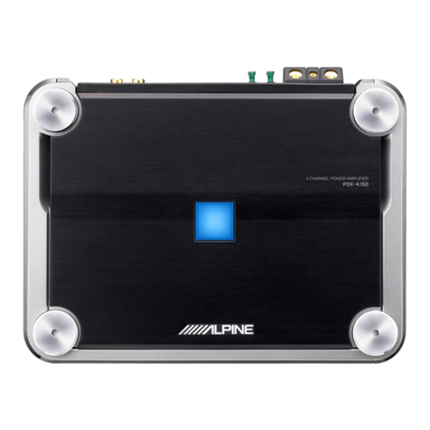 Alpine PDX-4.150 owner's manual