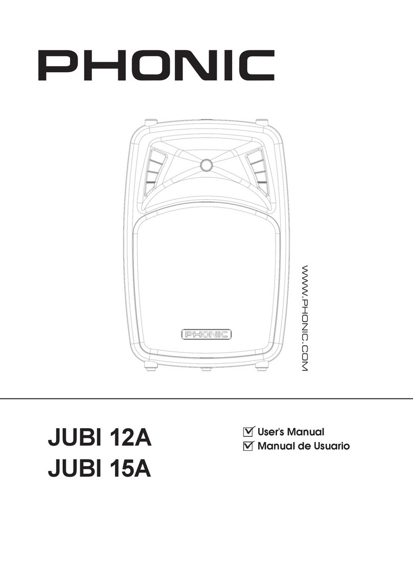 Phonic jubi 12a user manual