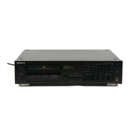 Sony CDP-791 User manual