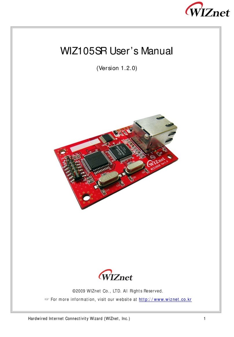 Wiznet WIZ105SR user manual