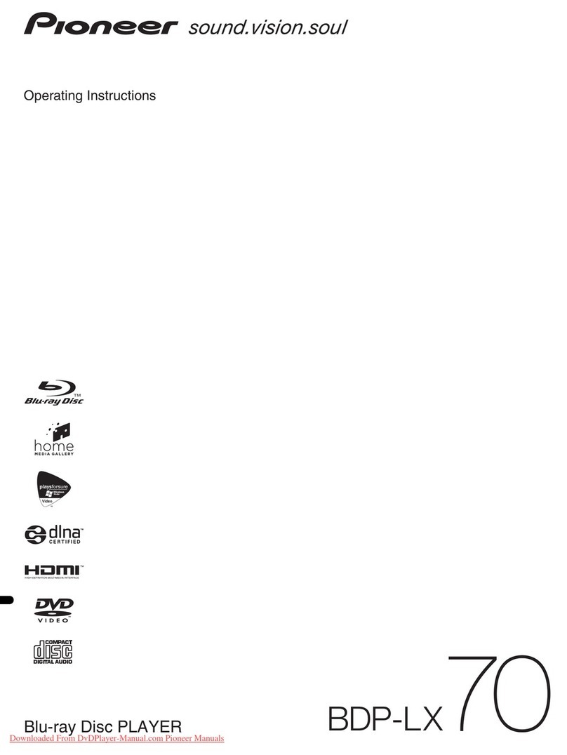 Pioneer BDP-LX70 operating instructions