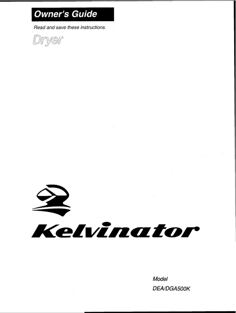 Kelvinator DEA500K User manual