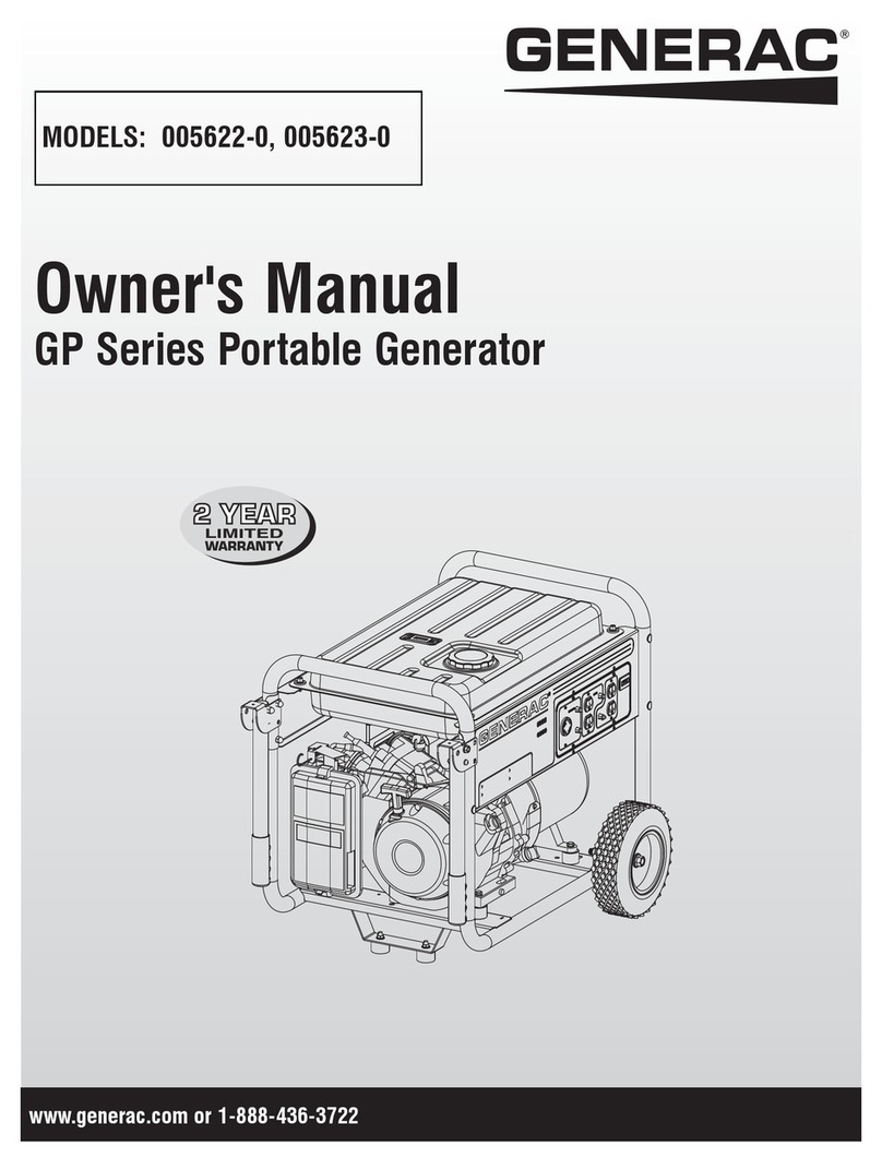 Generac Power Systems 005622-0 owner's manual Generac Power Systems 005622-0 owner's manual