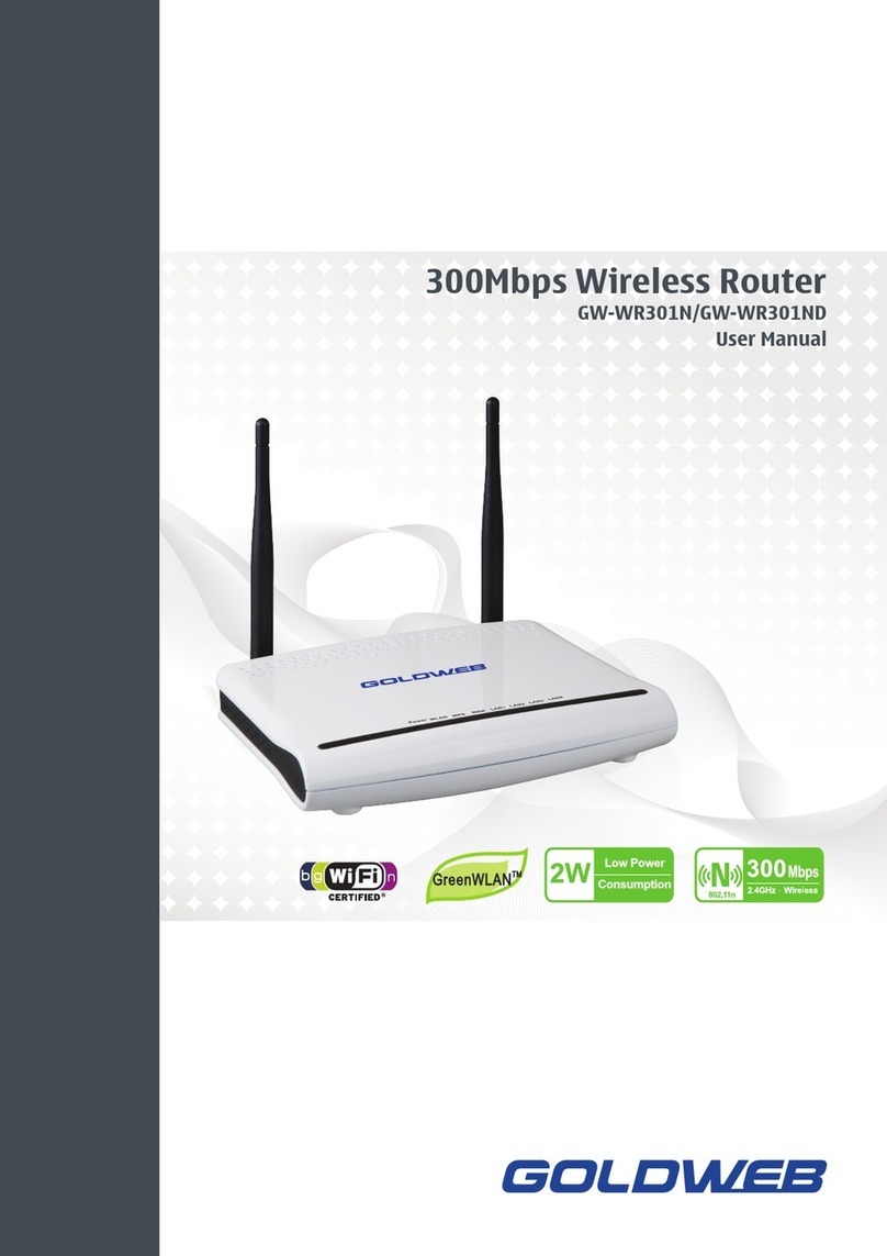 Goldweb GW-WR301N user manual