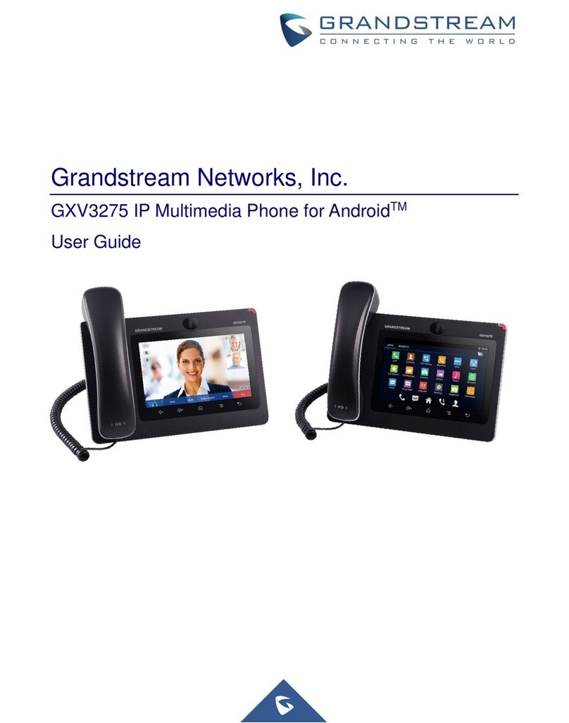 Grandstream Networks GXV3275 User manual