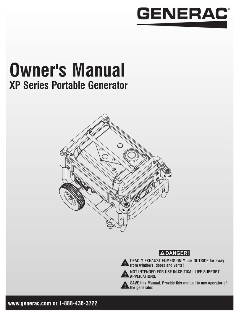 Generac Power Systems XP Series User manual