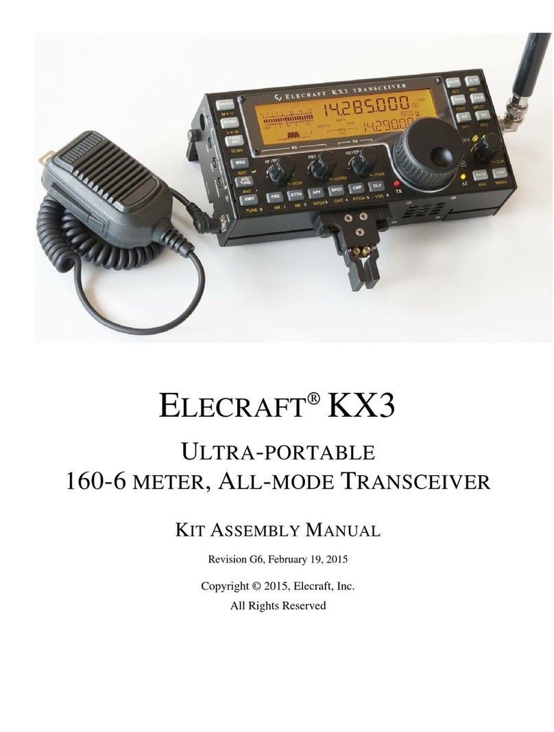 ELECRAFT KX3 Assembly manual