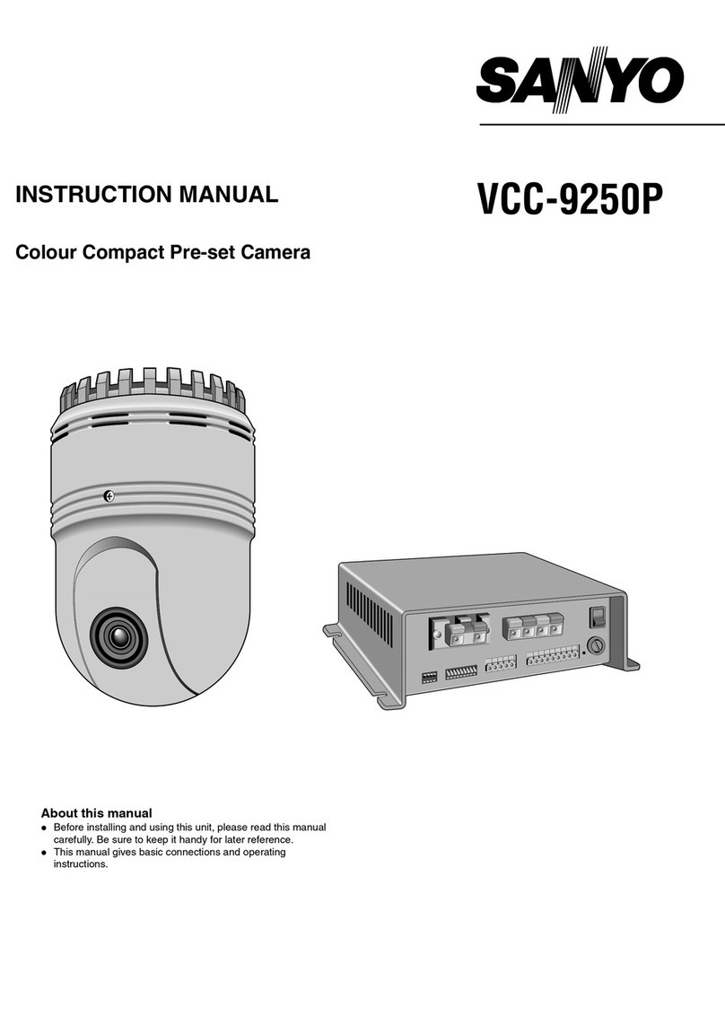 Sanyo VCC-9250P User manual