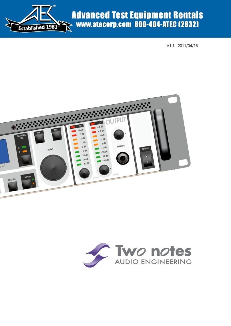Two Notes VM-202 User manual