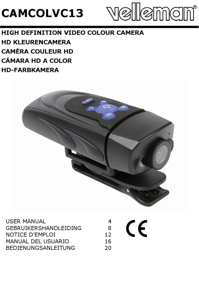 Velleman CAMCOLVC13 User manual