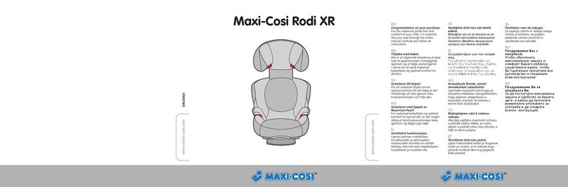 MaxiCosi RODI XR Instructions for use