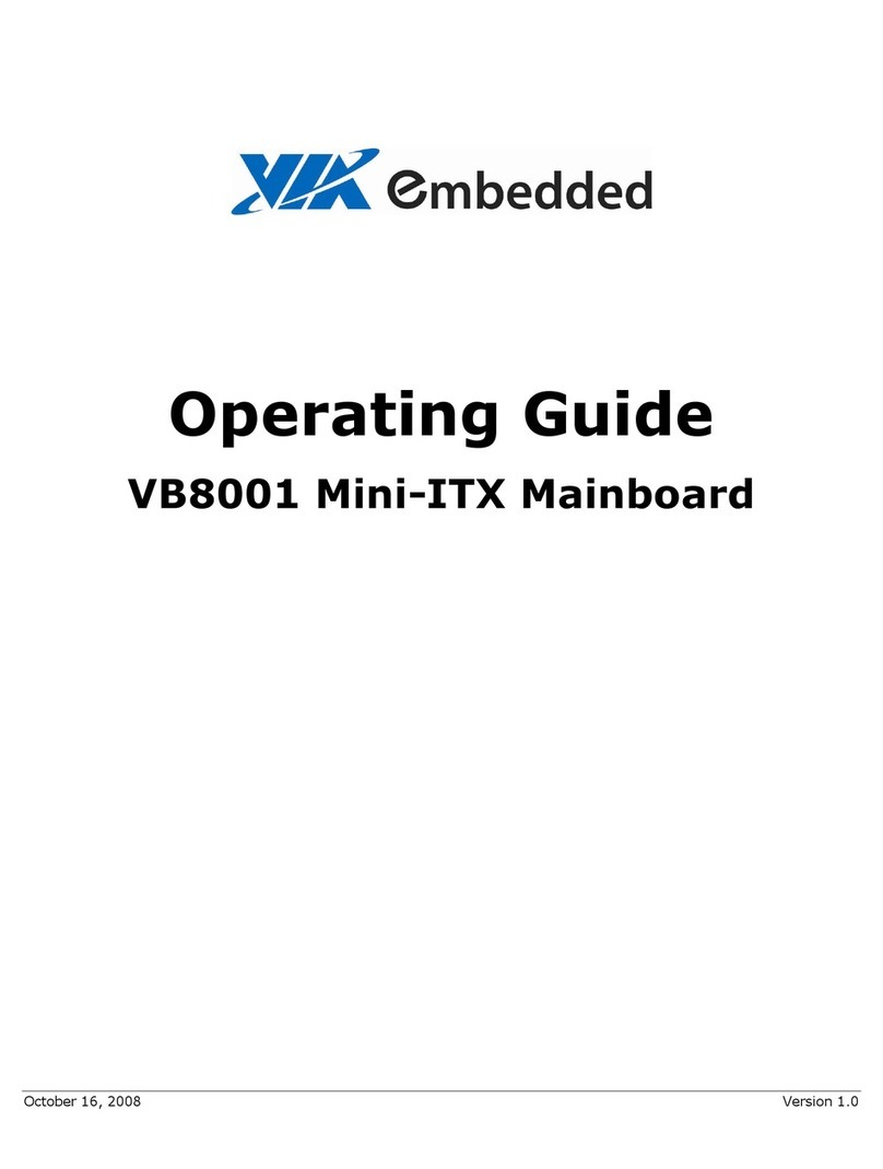 VIA Technologies VB8001 User manual