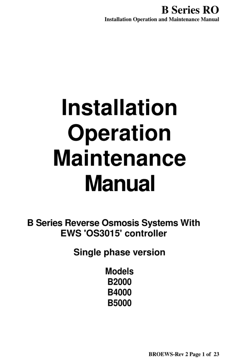 Omnifilter B2000 Installation, operation and maintenance manual