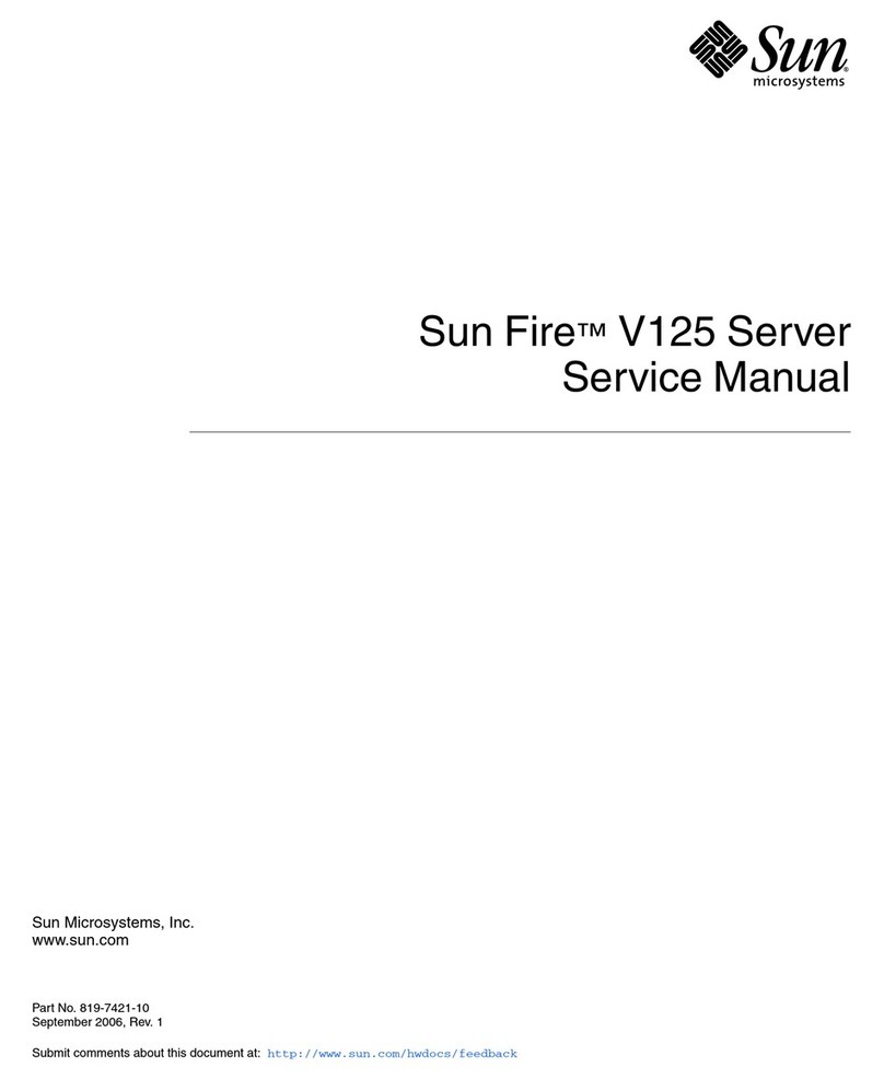 Oracle Sun Fire V125 User manual