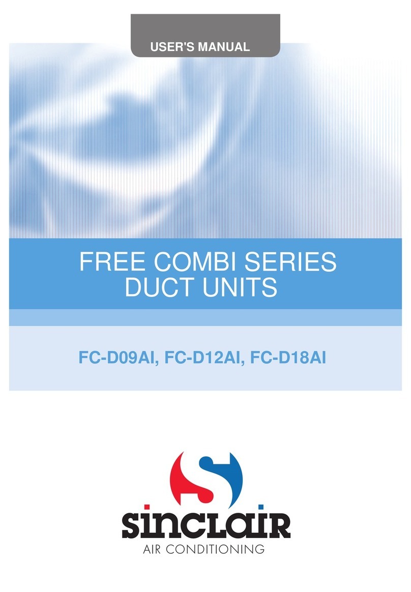 Sinclair FC-D09AI Operating instructions