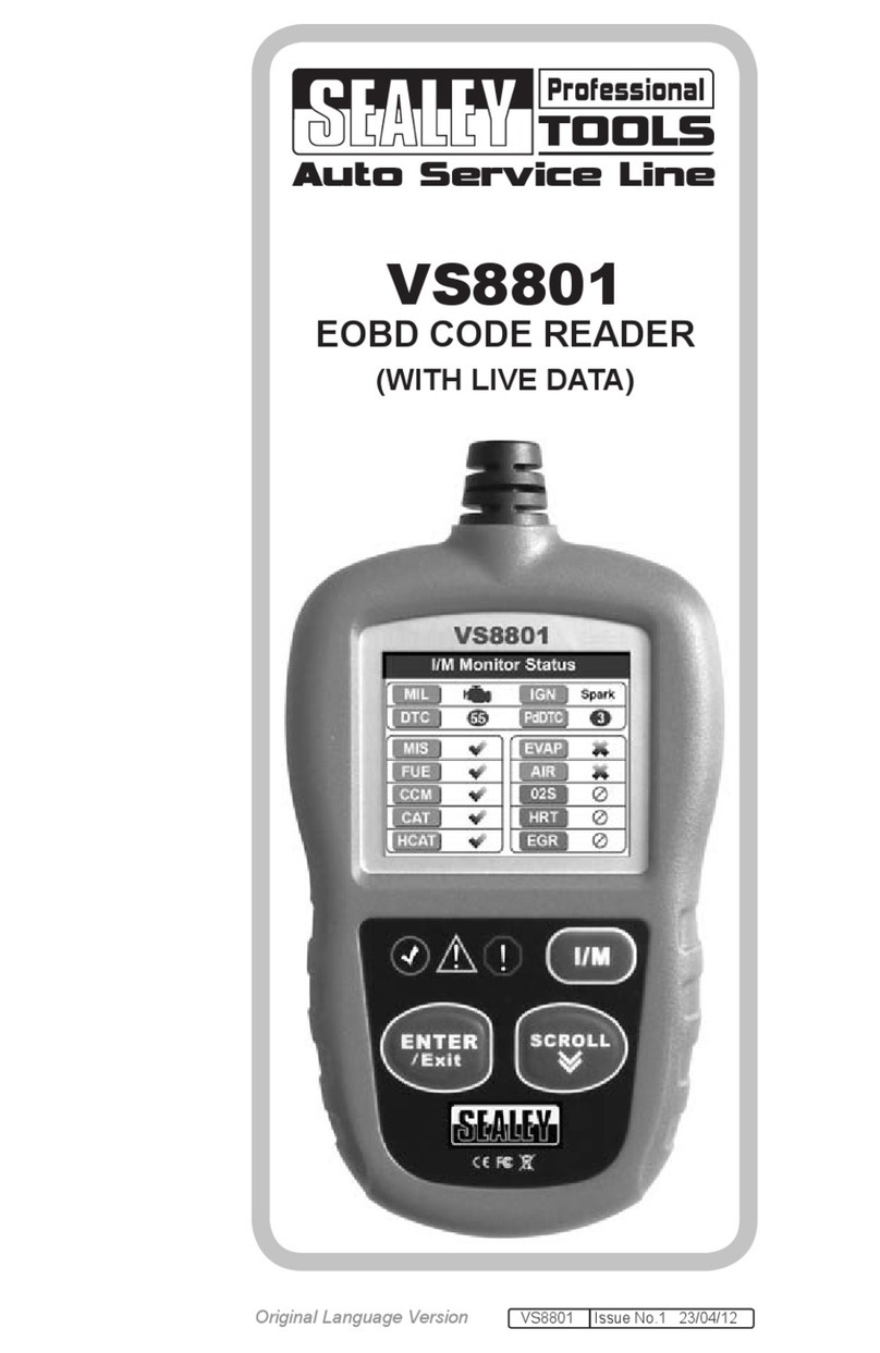 Sealey VS8801 manual