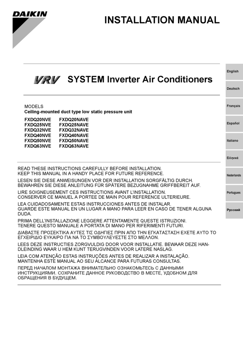 Daikin FXDQ20NVE User manual