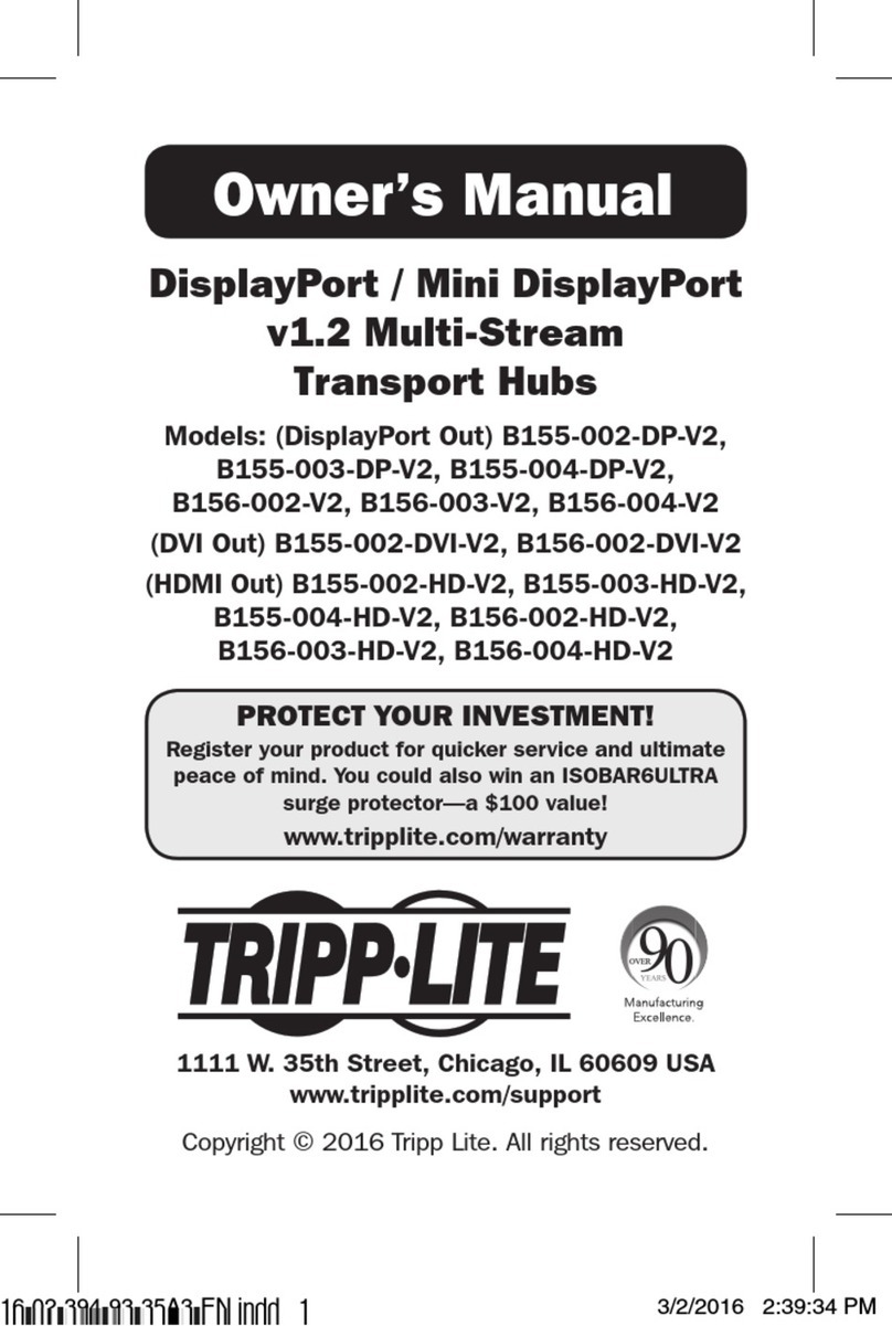 Tripp Lite B155-002-DP-V2 User manual