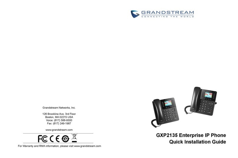 Grandstream Networks GXP2135 User manual Grandstream Networks GXP2135 User manual