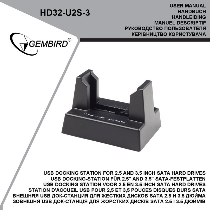 Gembird HD32-U2S-3 user manual