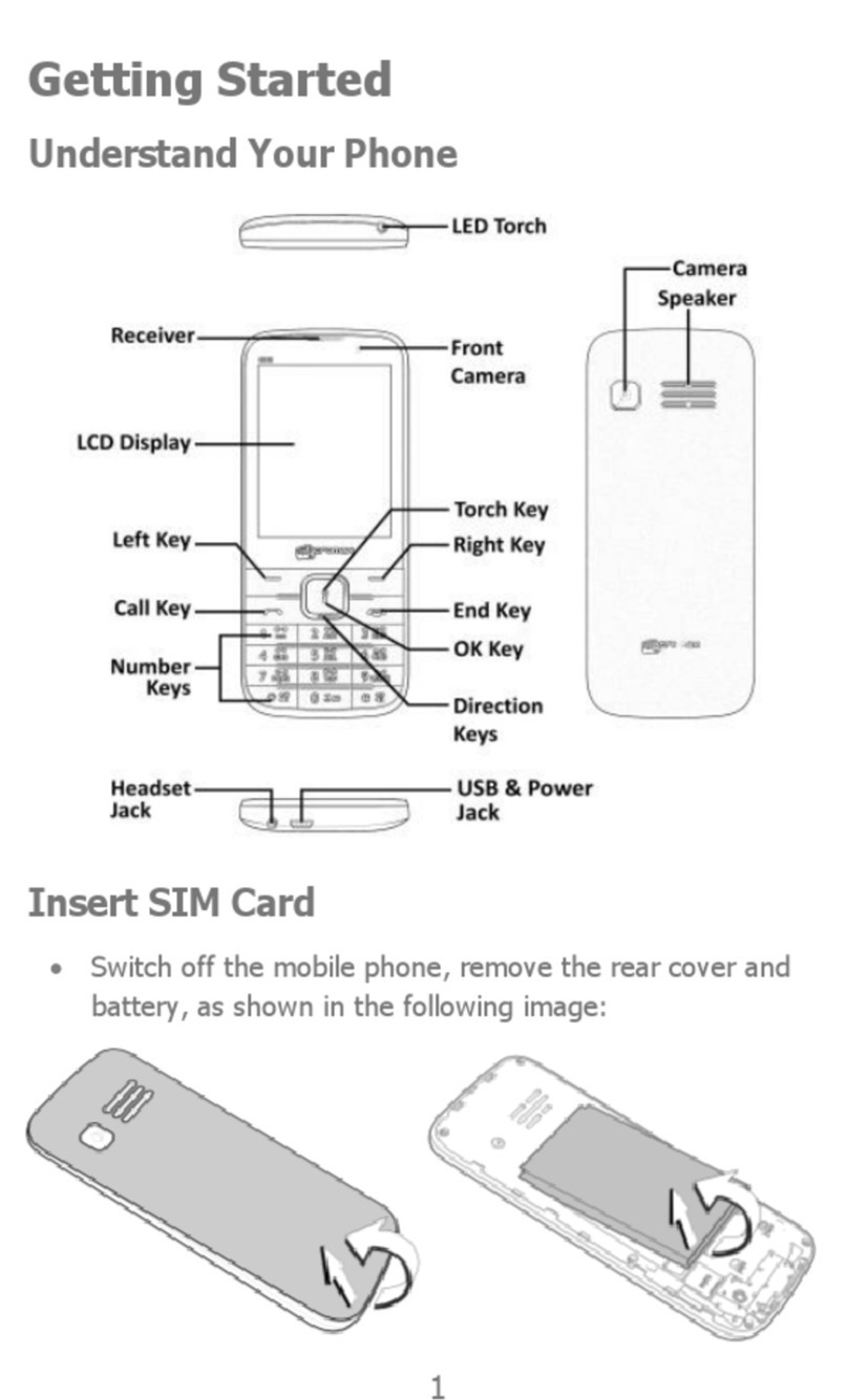 Micromax X252 User manual