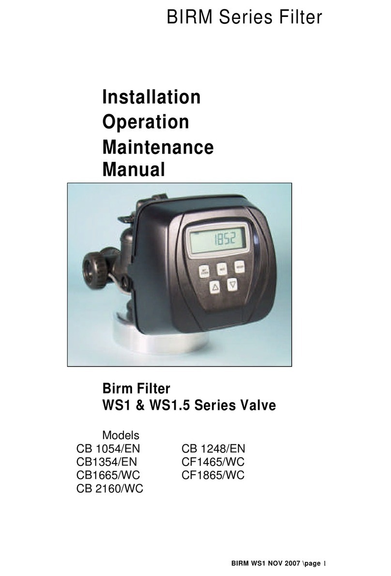 Clack CB1054/EN Installation, operation & maintenance manual