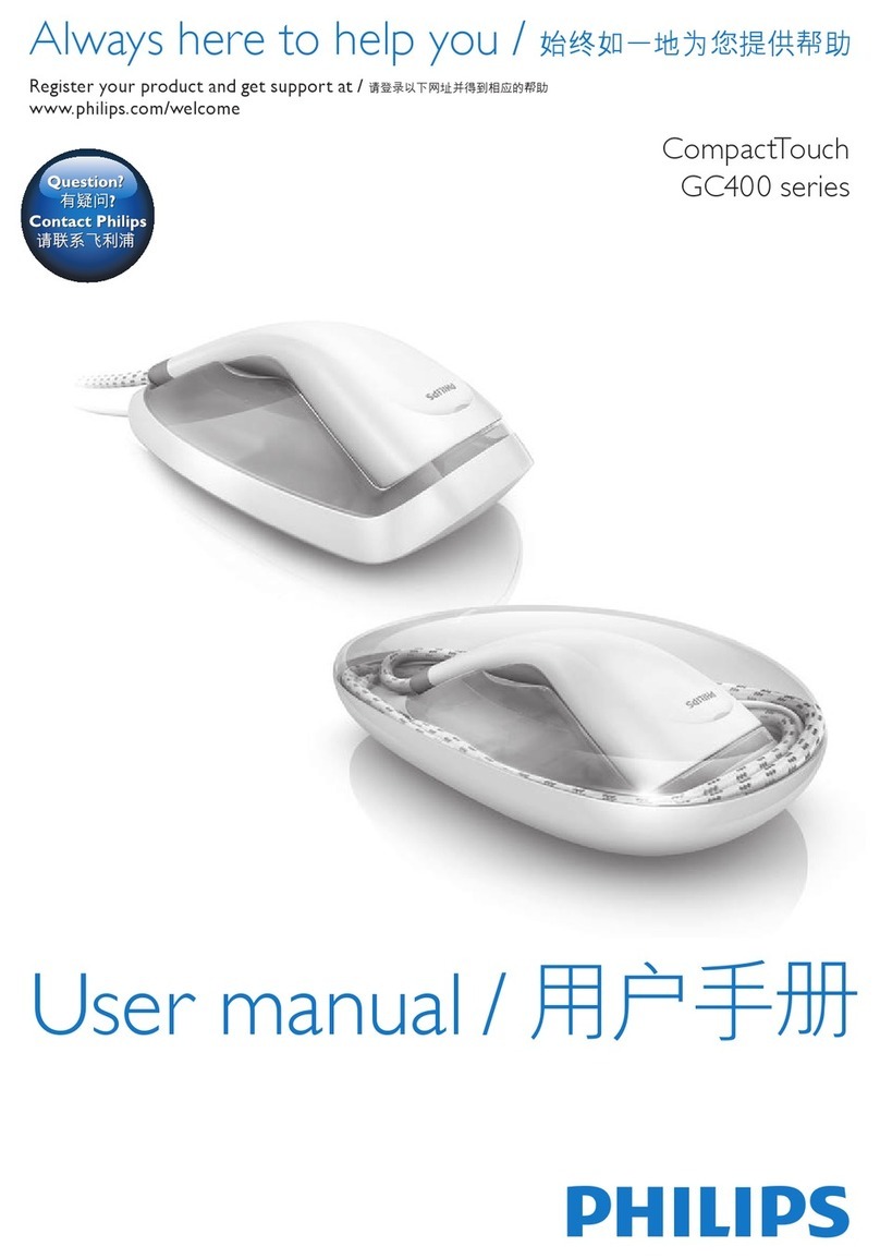 Philips CompactTouch GC400 Series user manual