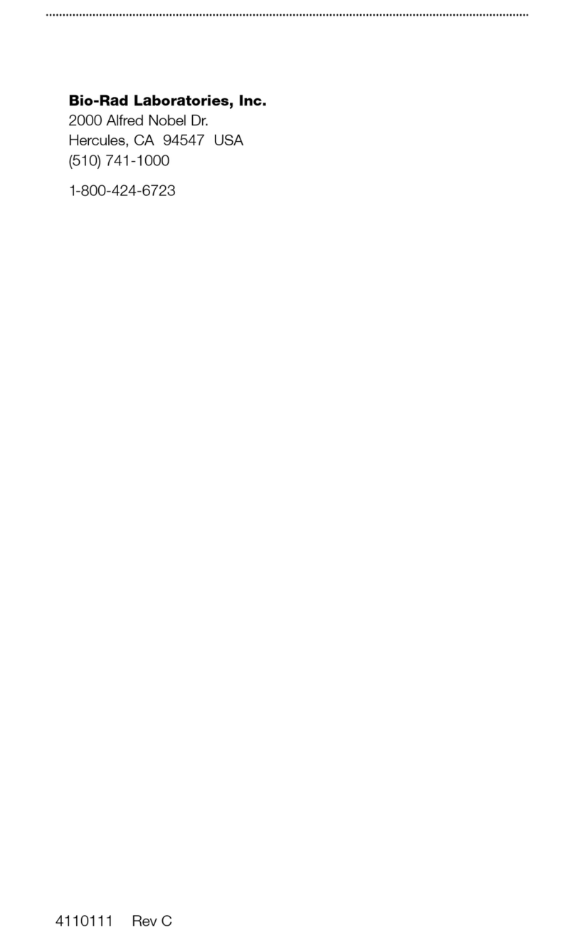 BIO RAD Aurum Plasmid Mini Kit instruction manual