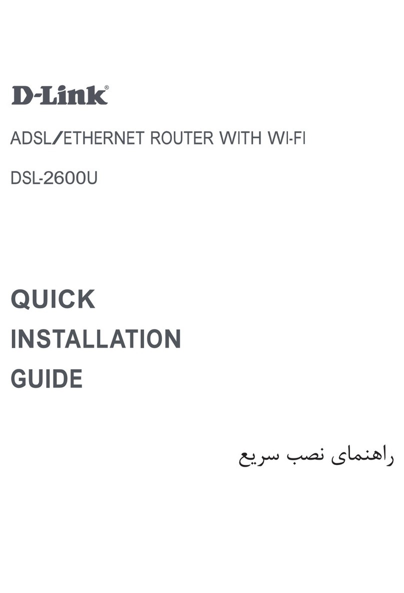 D-Link DSL-2600U User manual D-Link DSL-2600U User manual