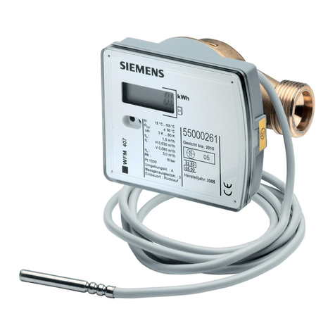 Siemens WFM407 series User manual