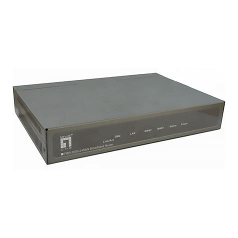LevelOne FBR-2000 User manual LevelOne FBR-2000 User manual