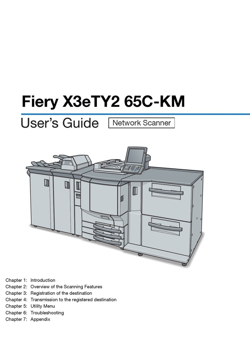 Fiery X3eTY2 65C-KM user guide
