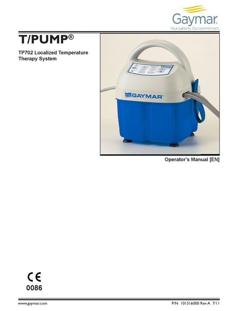 Gaymar TP702 Operator's manual Gaymar TP702 Operator's manual