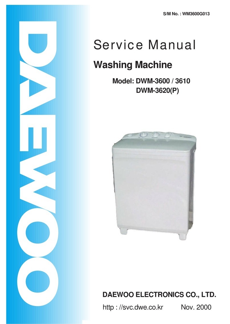 Daewoo DWM-3600 User manual