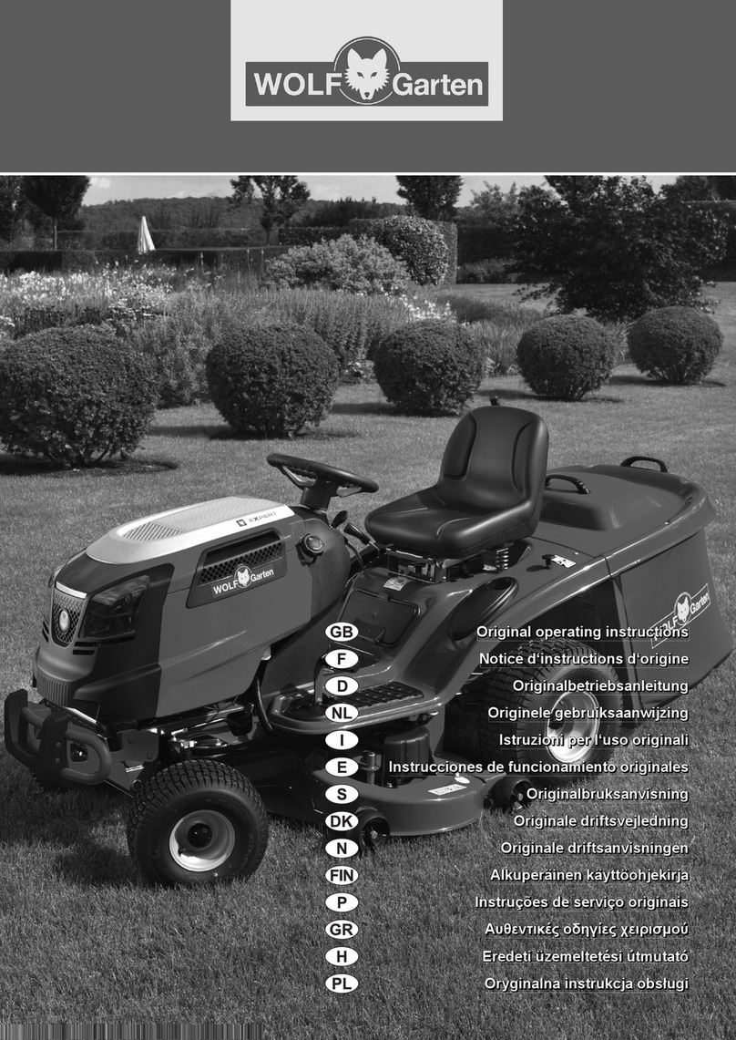 Wolf Garten NX9 Original operating instructions