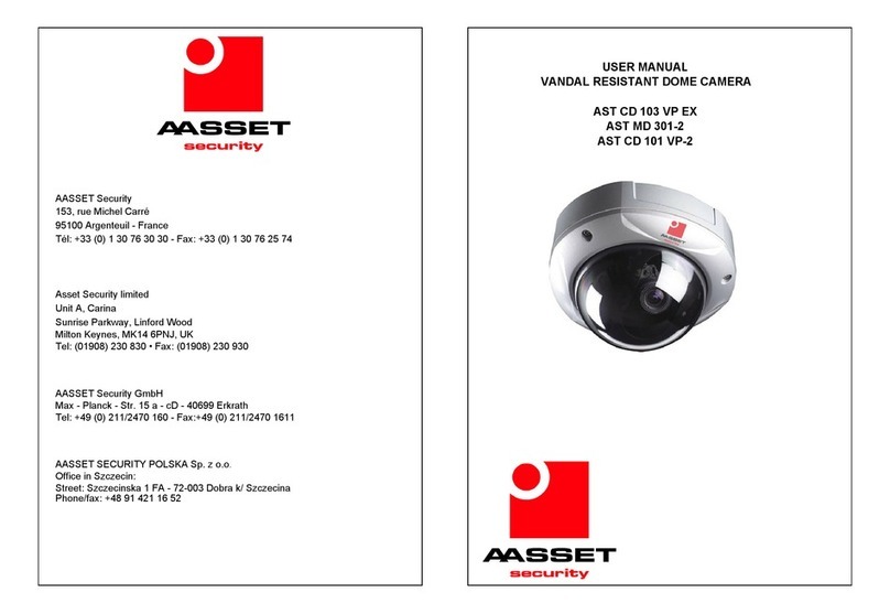 AASSET Security AST CD 103 VP EX user manual