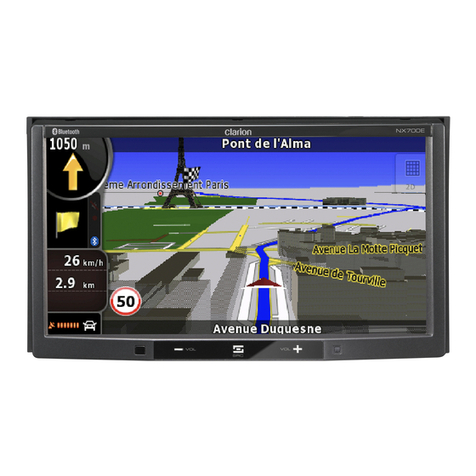 Clarion NX700E User manual