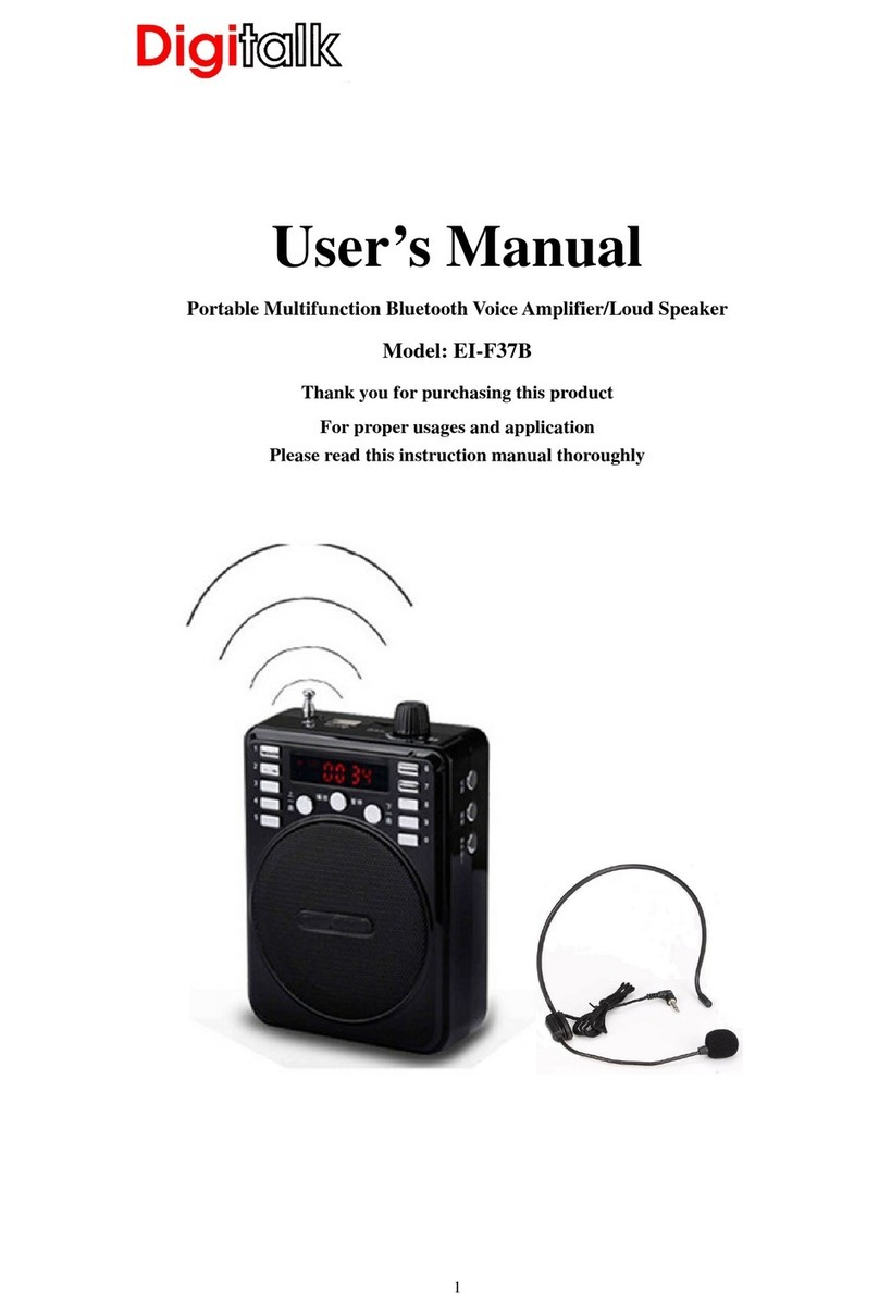Digitalk EI-F37B user manual