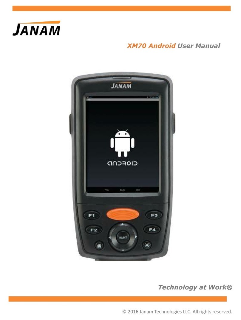 Janam XM70 User manual