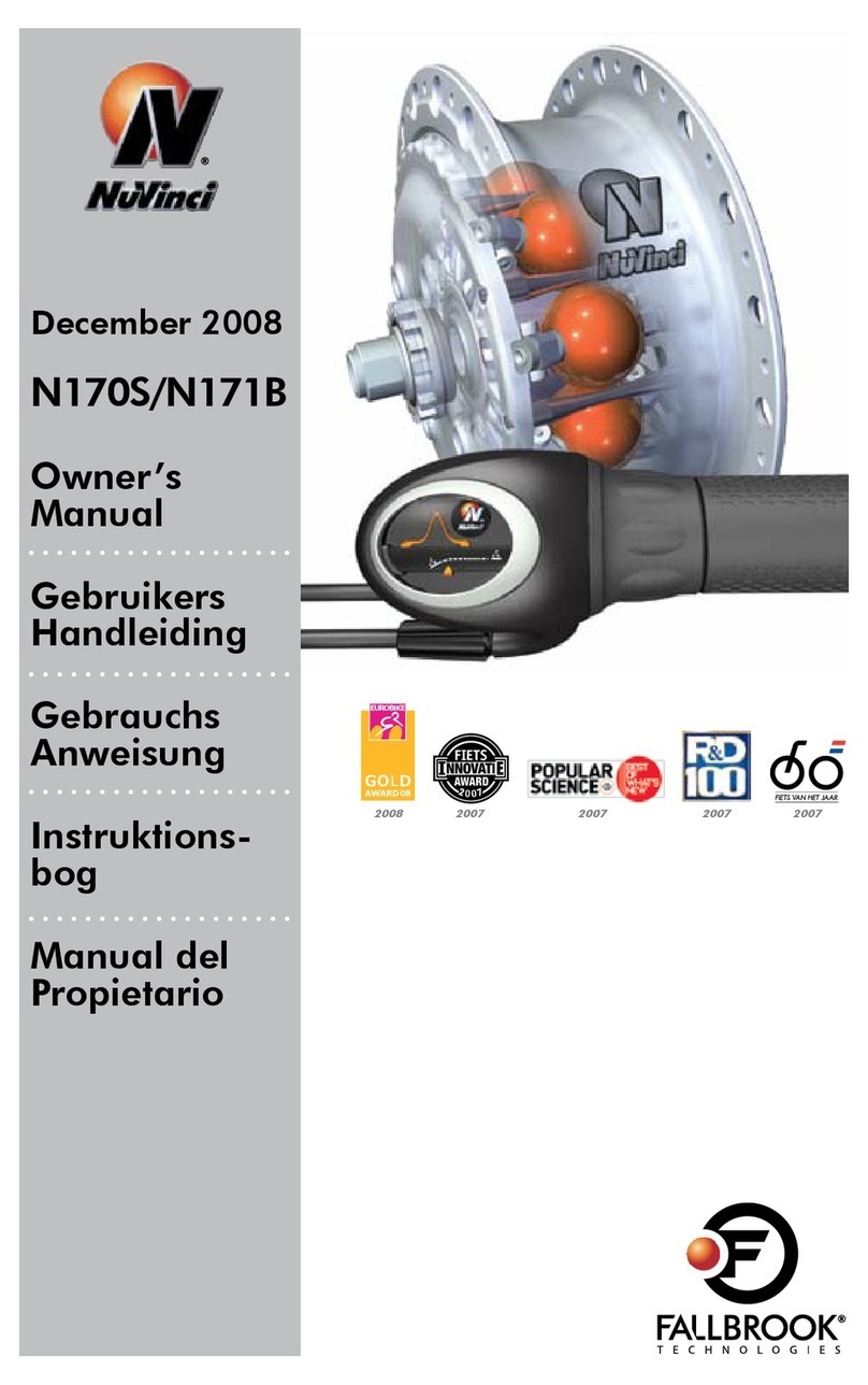 NuVinci N170S owner's manual