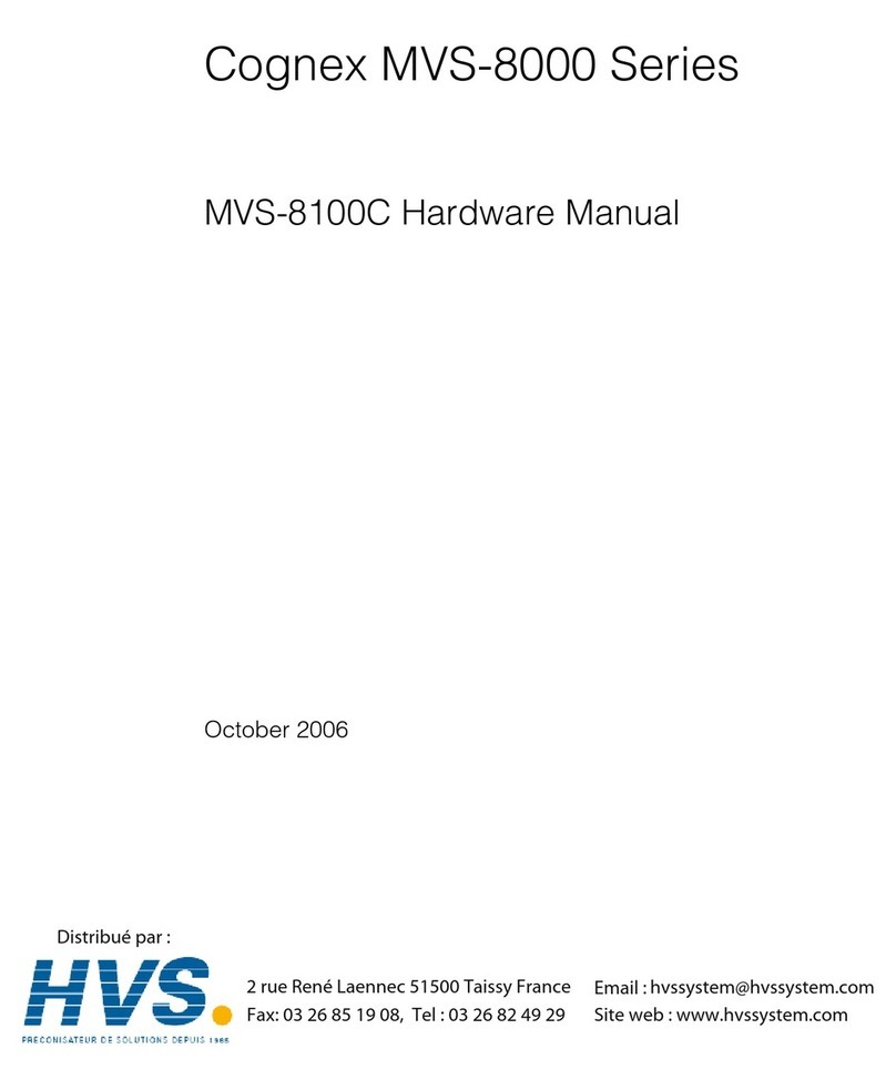 Cognex MVS-8000 Series Hardware manual