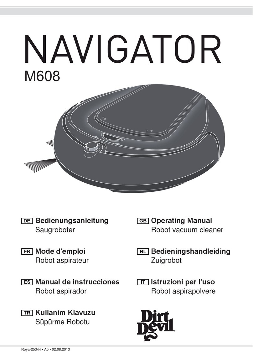 Dirt Devil M608 Navigator operating manual