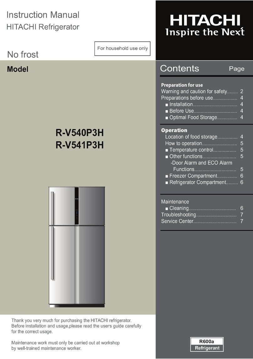 Hitachi R-V540P3H User manual
