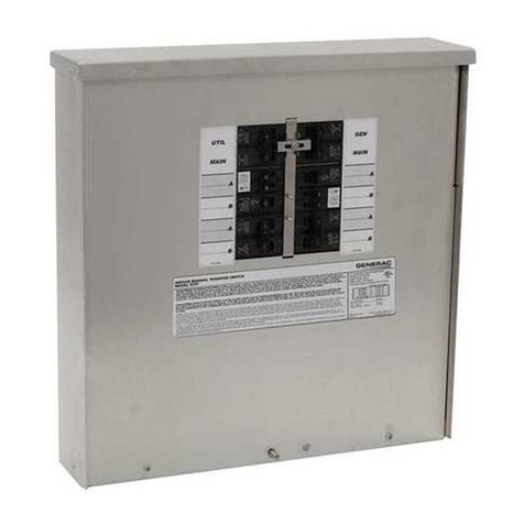 Generac Power Systems GenTran 6379 Instruction sheet