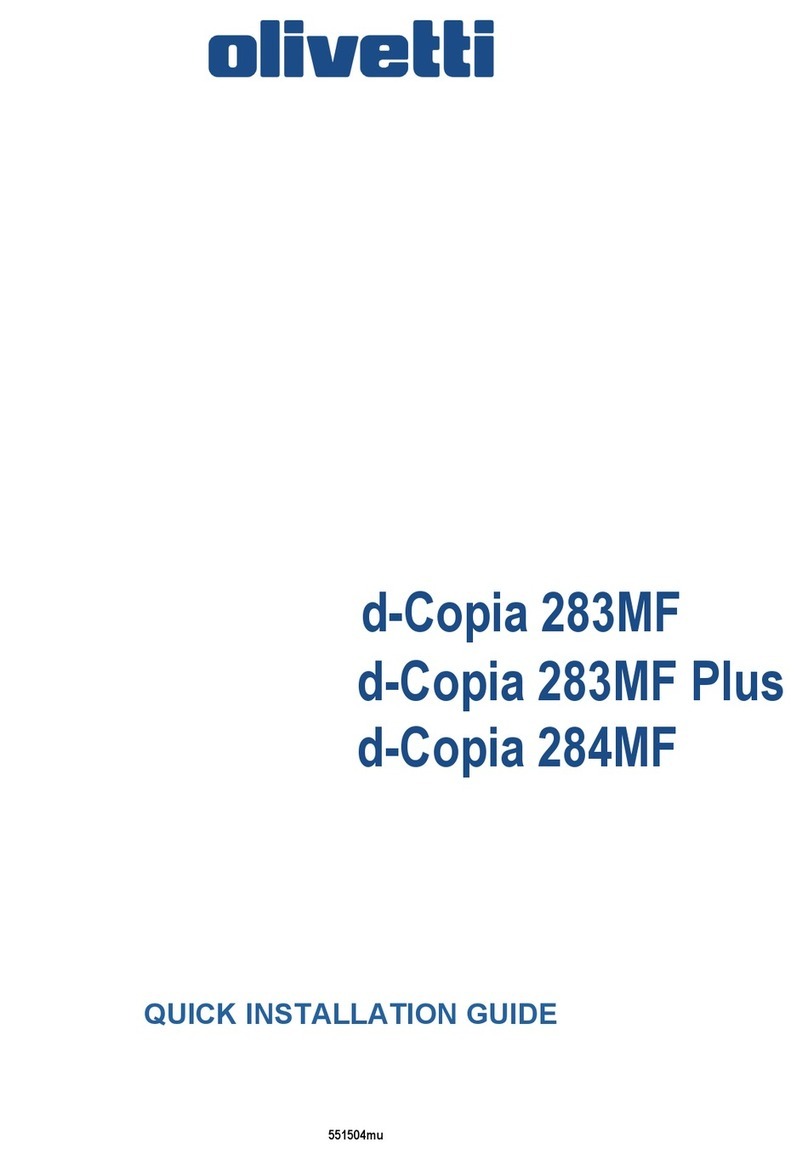 Olivetti d-Copia 283MF User manual