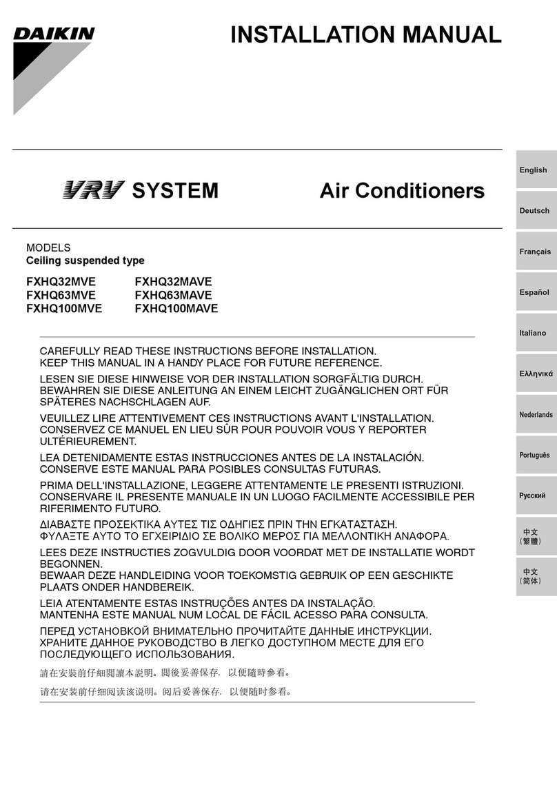 Daikin FXHQ32MVE User manual