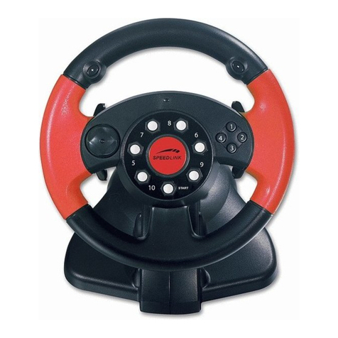 Speed Link Red Lightning Wheel SL-6681 User manual
