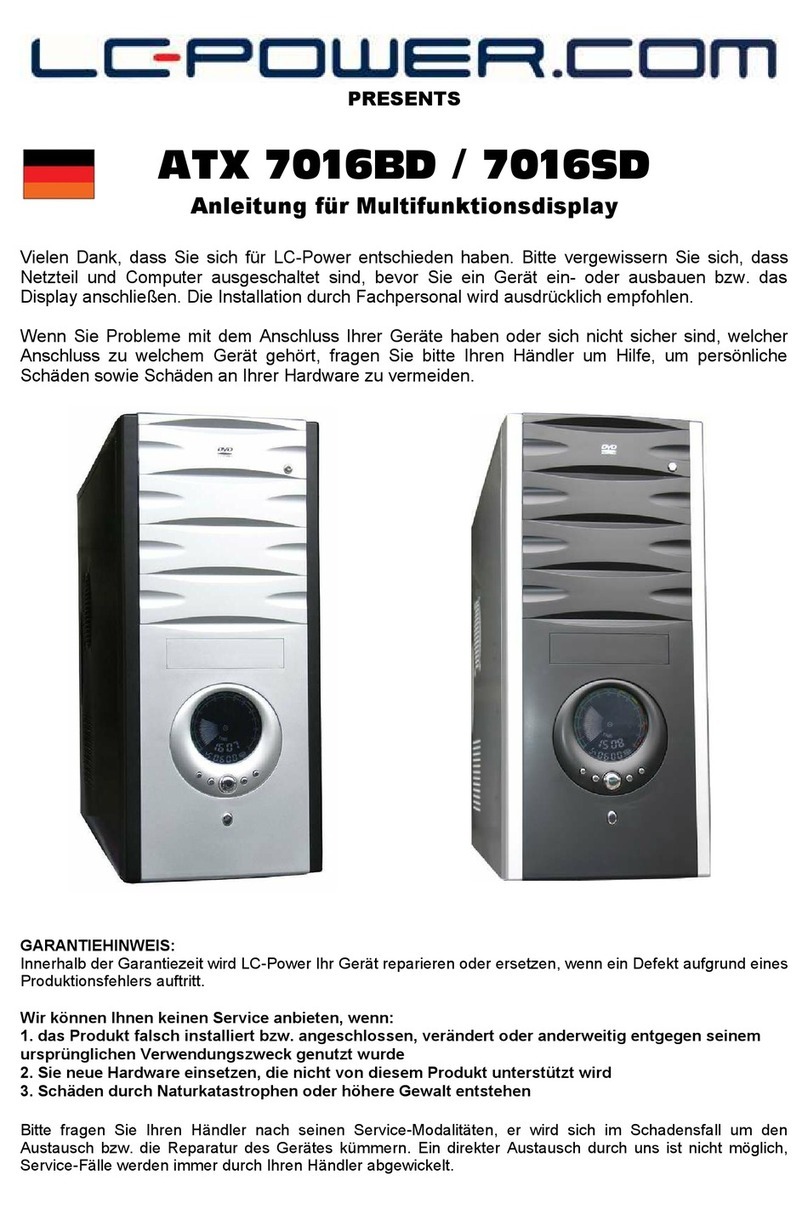 LC-POWER ATX 7016BD manual